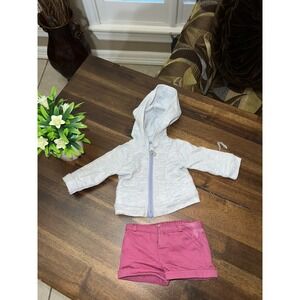 American Girl Doll 18" Starry Logo Hoodie Sweatshirt Star Embroidered W/ Shorts